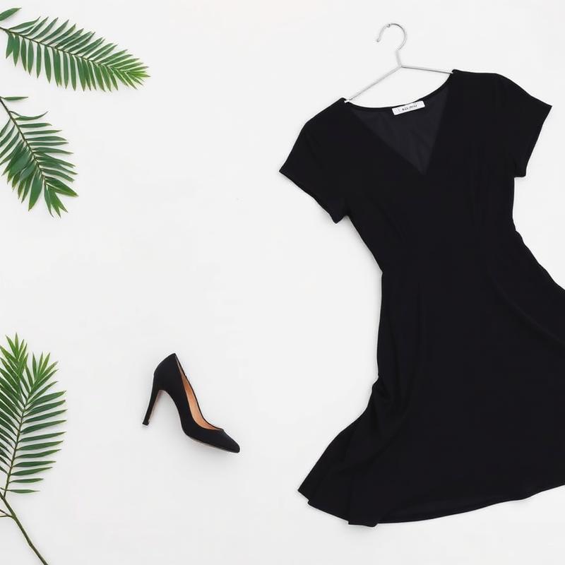 Little Black Wrap Dress